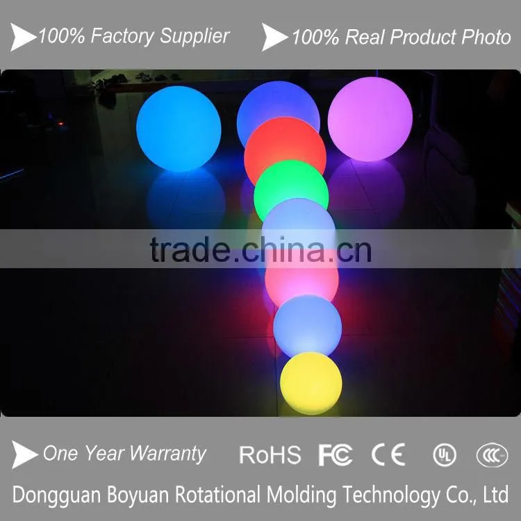 Color changing rgb led light ball with remote control