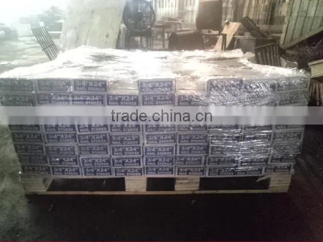 3/4'' 7/8'' 5/8'' *12"-48" Round Steel Stake china supplier