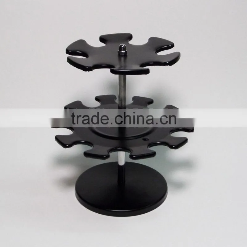 Quality office all metal doudle layers stamp holder