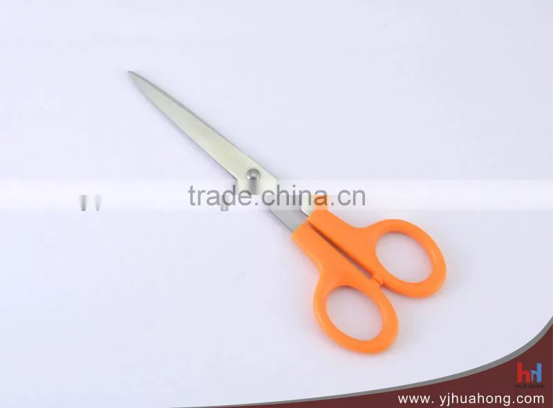 Stainless steel stationery scissors,school scissors with non-stick coating blade (HA-50B)