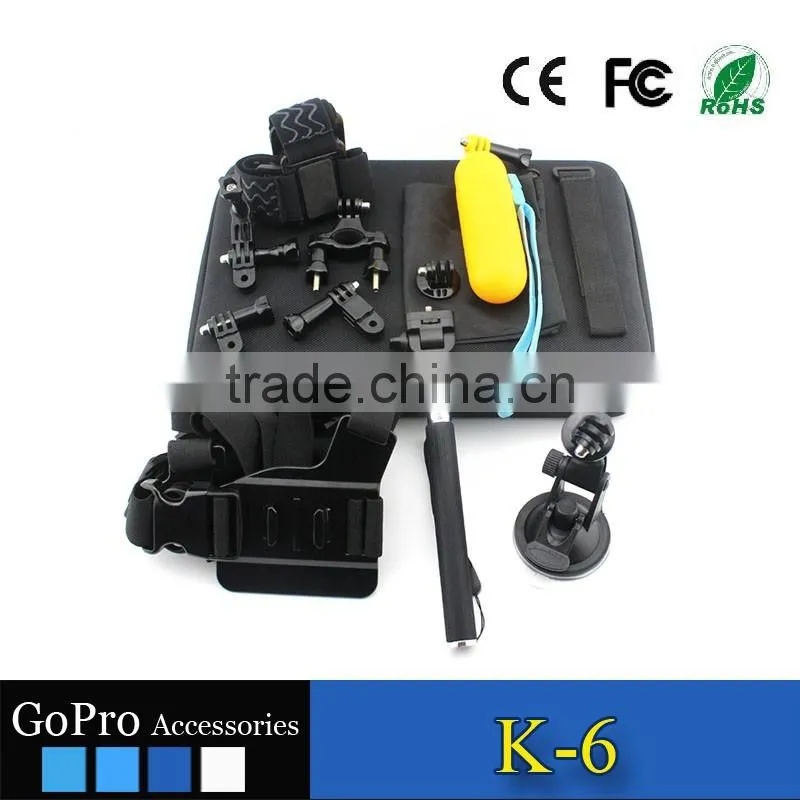 2016 hot selling cheap products kit used for gopros heros 4 bundle of accessories