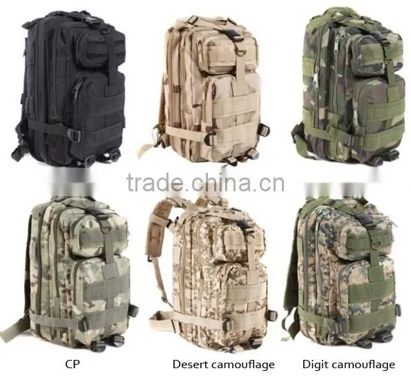3P Outdoor Sport Military Combat Tactical Rucksack Backpack Knapsack Camping Hiking Trekking Assault Bag Pack