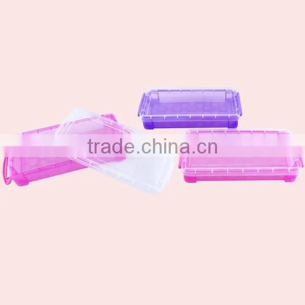 2016 New Clear Large Plastic Storage Container With Handle