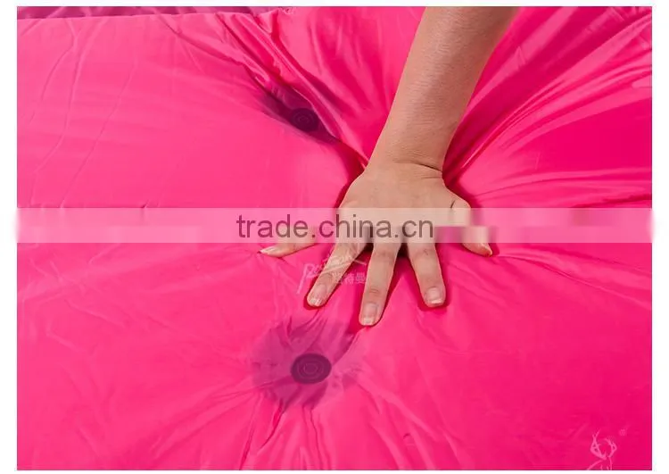 1 Person Foldable Compact Packing Inflatable Mat With PVC Waterproof Foam 1KG