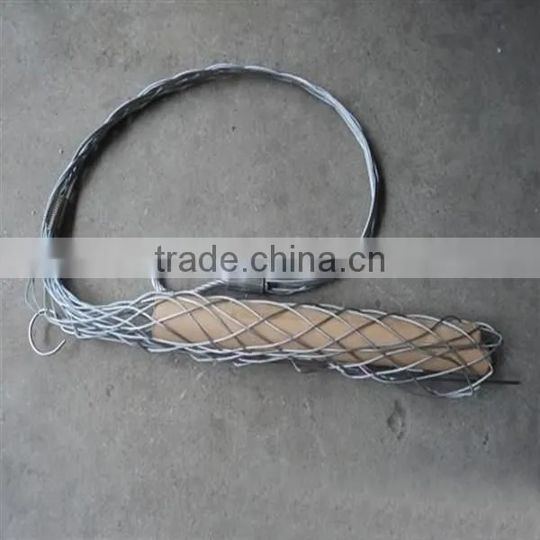 Stainless Steel Heavy Duty Mesh Wire Rope Cable Grip For Cable And tube
