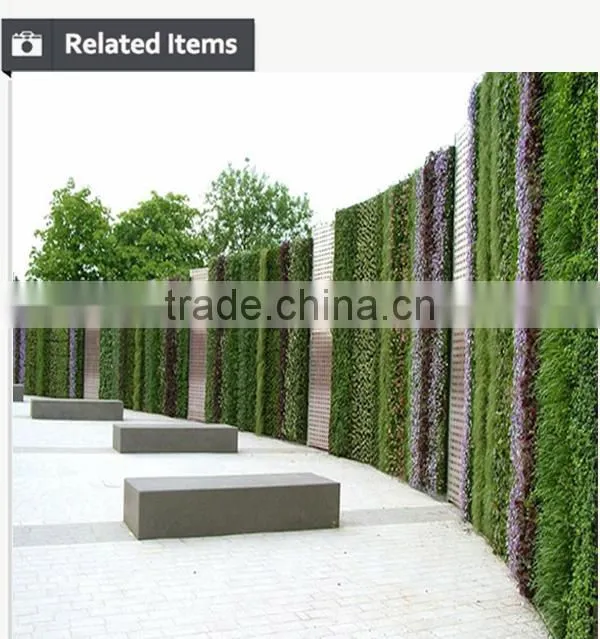Zero maintenance wall garden artificial vertical garden