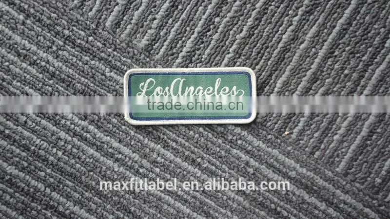 china factory high quality cheap custom head woven badge