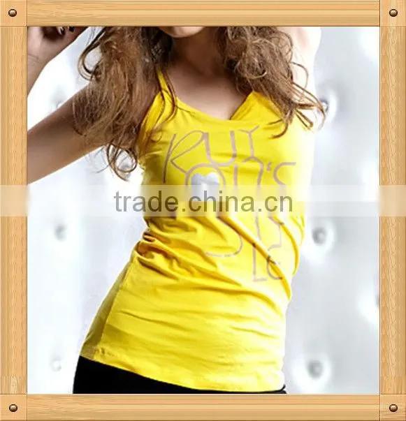 good quality custom women vests cotton wholesale manufacture China