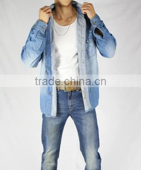 Professional Jeans Manufacturer Casual High Quality Shirt