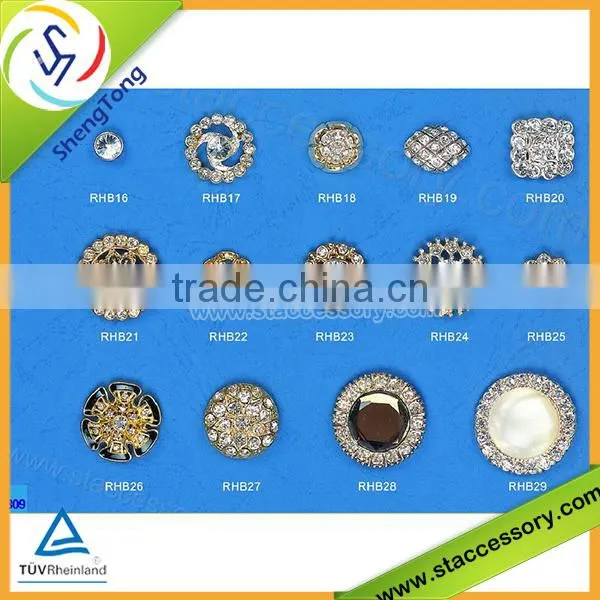 Popular wholesale rhinestone fashion button