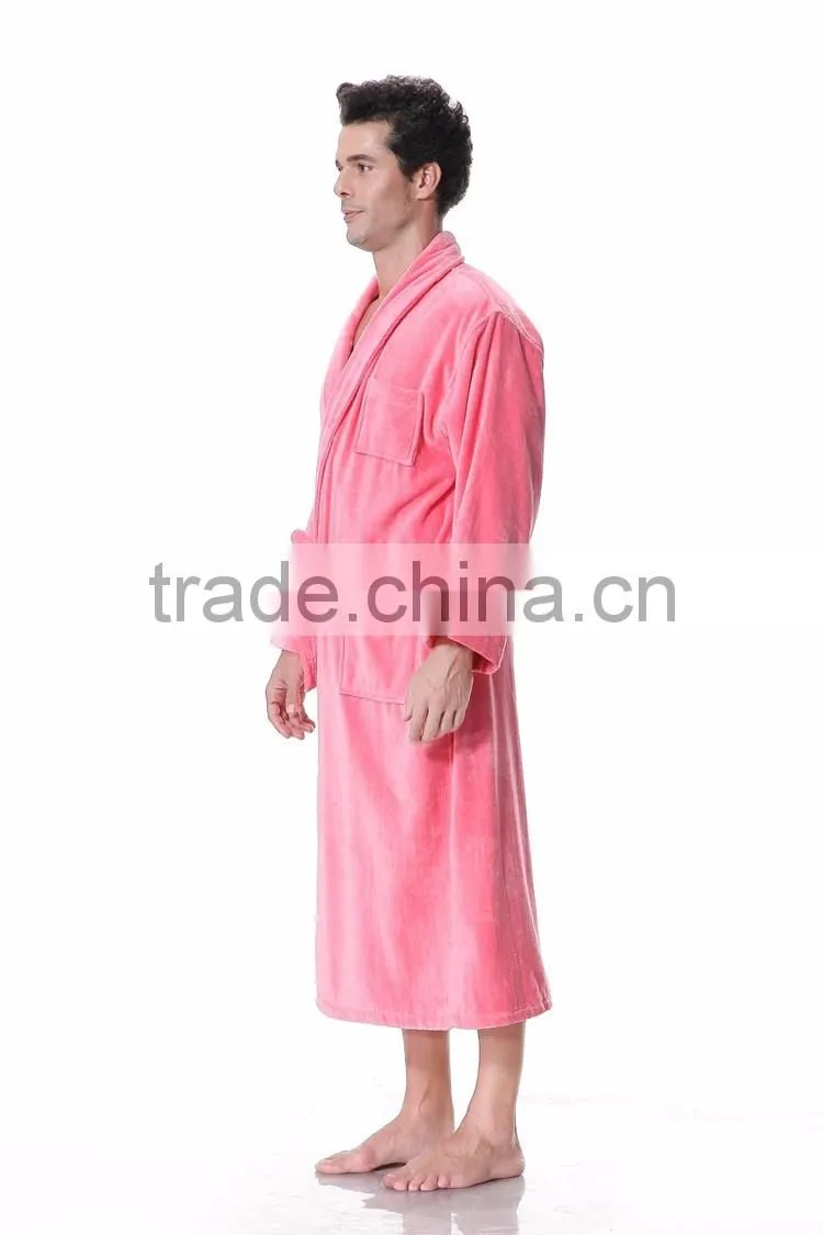 100 cotton women thick bathrobe for spa towel fabric