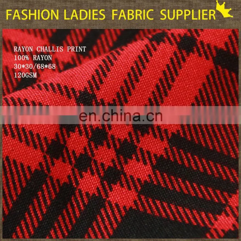 rayon challis hand well printed spun rayon fabric rayon pajamas fabric design