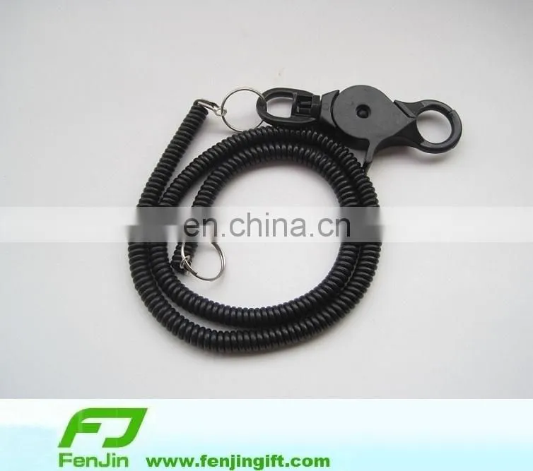 colorful plastic spring coil lanyard