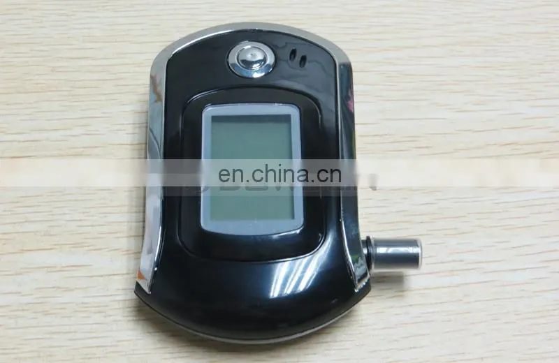 New AT6000 Digital Professional Alcohol Tester LCD Display Disposable Alcohol Breathalyzer
