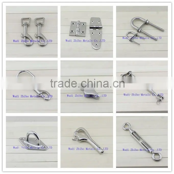 High polished stainless steel material oval shaped quick link carabiner spring carabiners