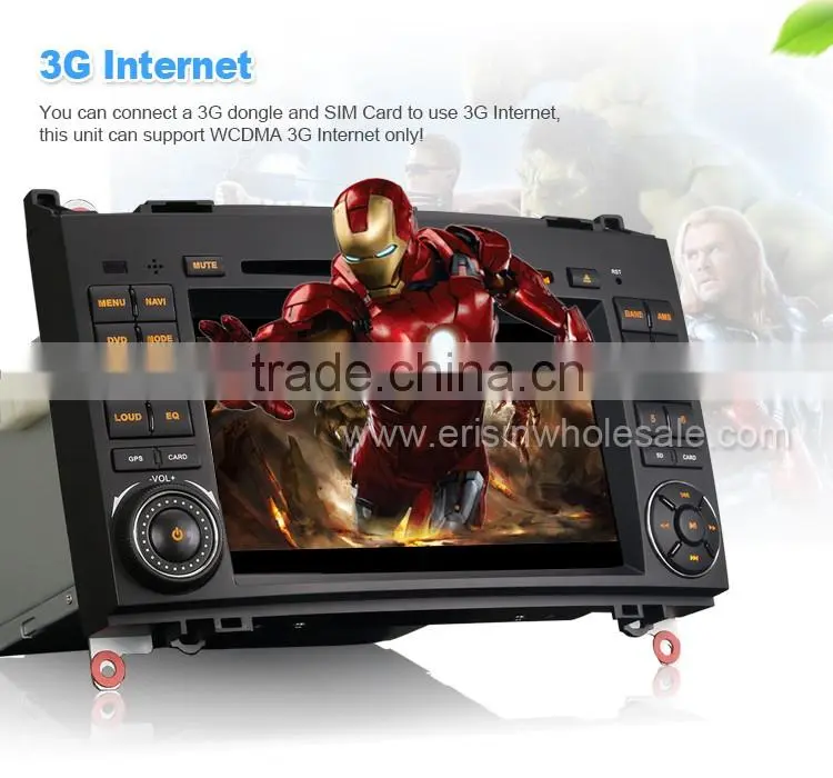 Erisin ES7682M 7 inch 2 Din Car DVD Player GPS for Mercedes A-Class W169