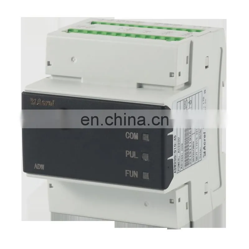 Acrel ADW200-D10 Three phase DIN-Rail multi circuit power meter with rs485