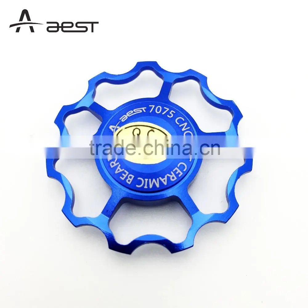 AEST CNC Bicycle guide pulley with ceramic bearing