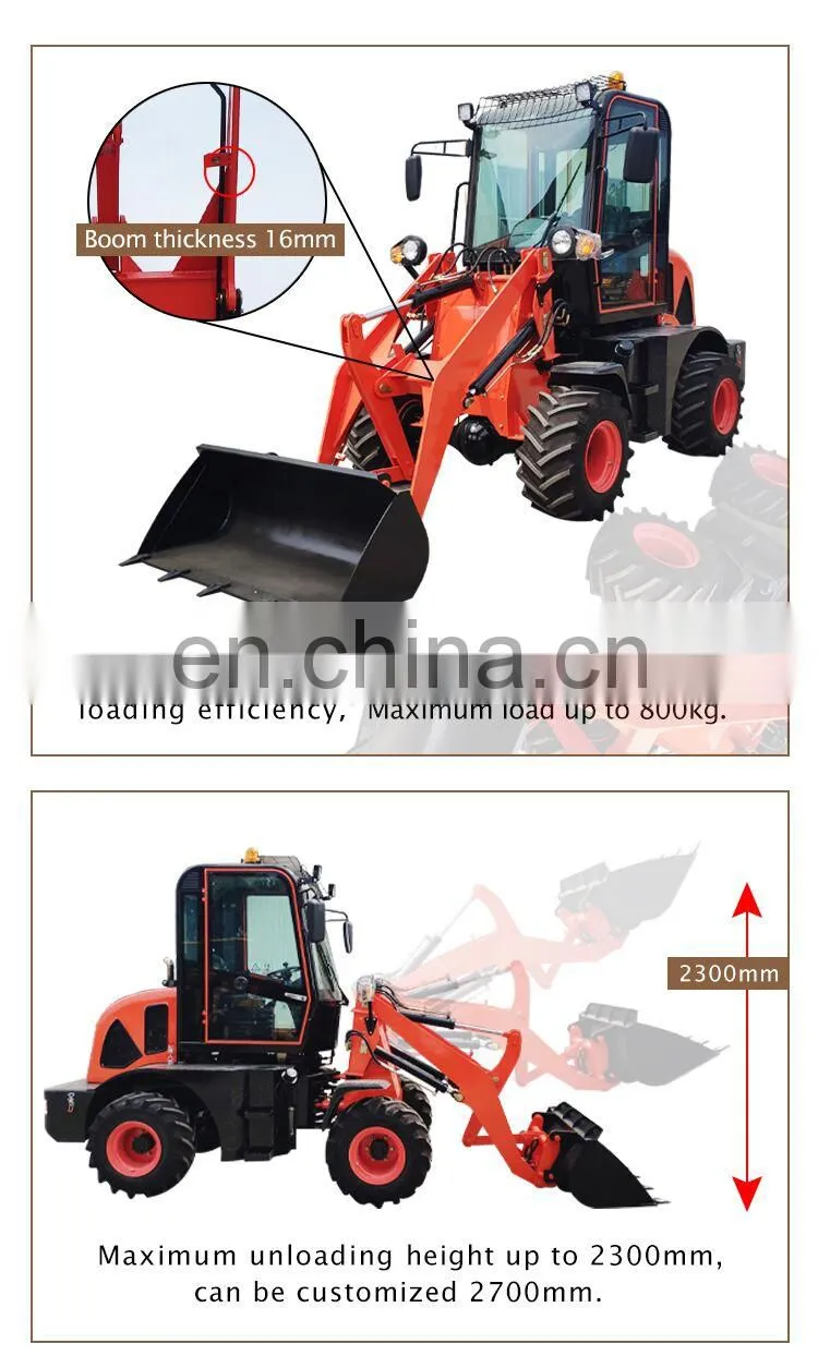 Safe and reliable mini loader with attchments mini loader in czech republic