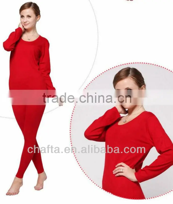 Camel Wool Thermal Underwear Set