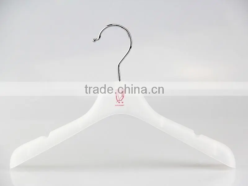 IMY-508 white plastic kids hangers customised