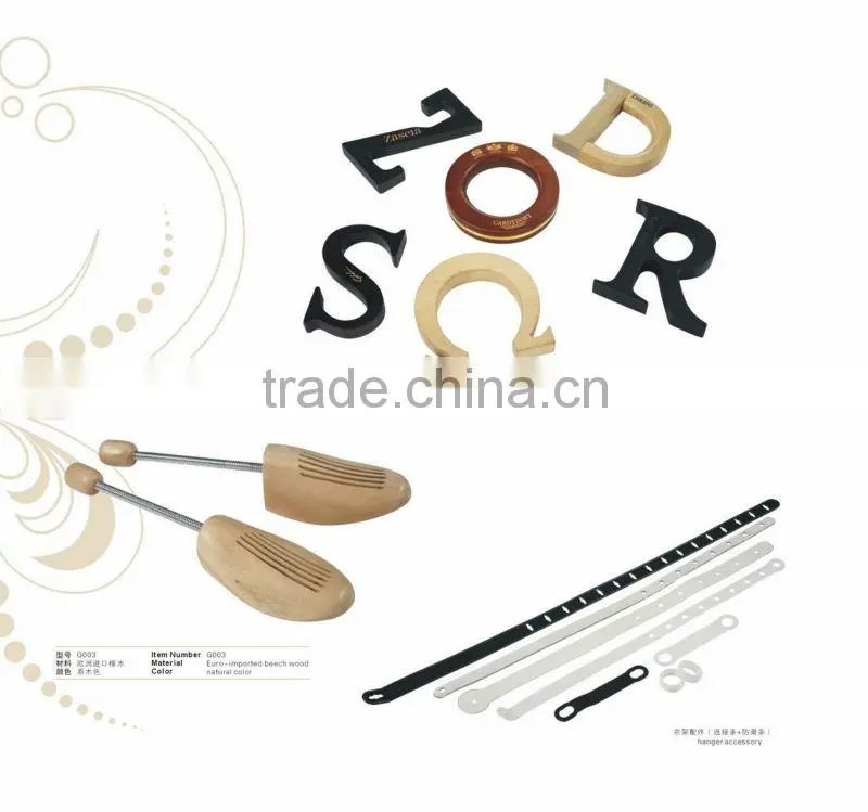 Pink hair extension hangers wooden clamp for hair extention