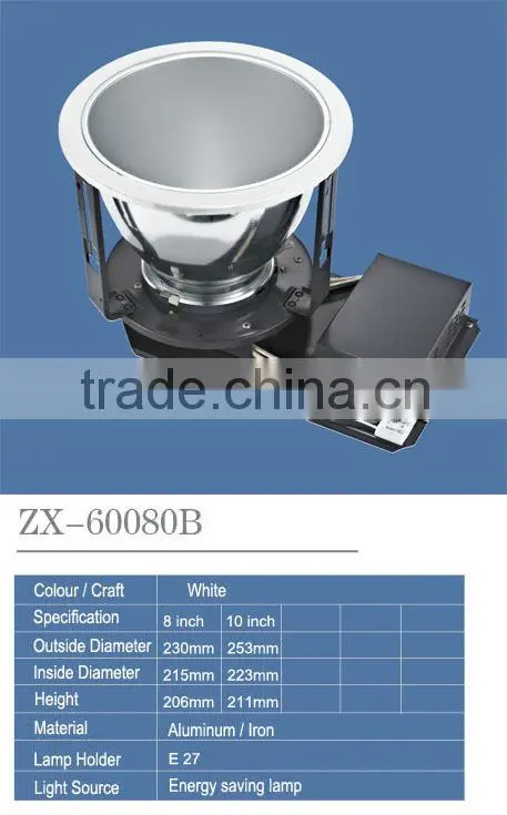Aluminum/Iron white 220v ceiling led puck light