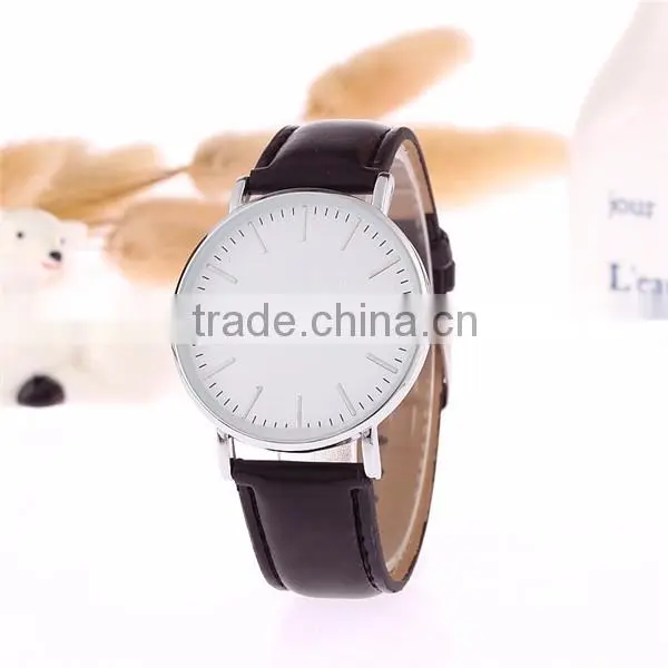 Made in china leather strip watches