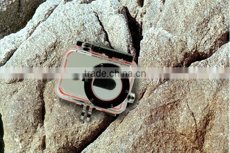 Perfect 60 Meters Deep Waterproof Case for Xiaomi Yi Camera with Full Buttons For Easy Operation On Xiaomi Yi Action Cameras