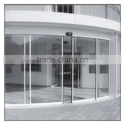 Aluminum Glass curved sliding door