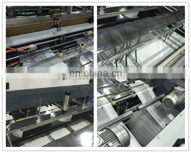 Factory Price Automatic Plastic Supermarket Handle Carrier Vest T-shirt Trash Bag Making Machine