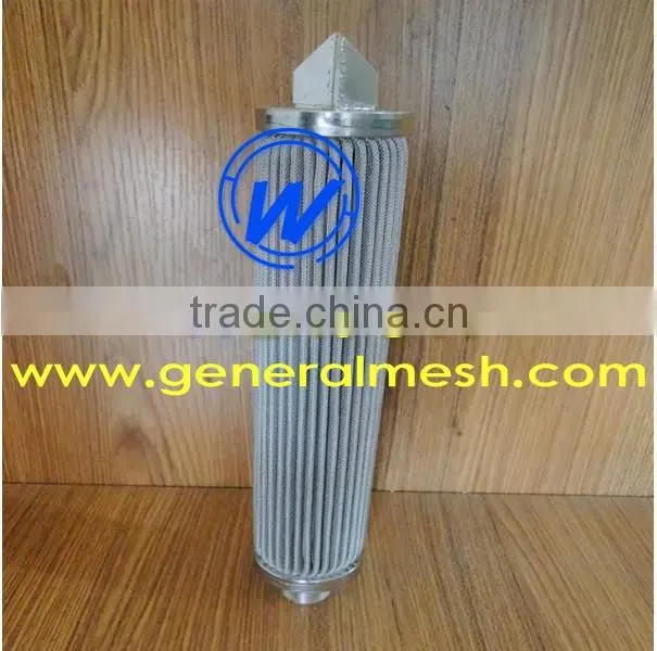 Fuel & Hydraulic Oil filtration pleated filter cartridge