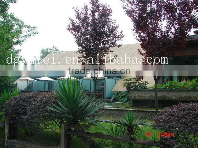 aluminum fake thatch roof
