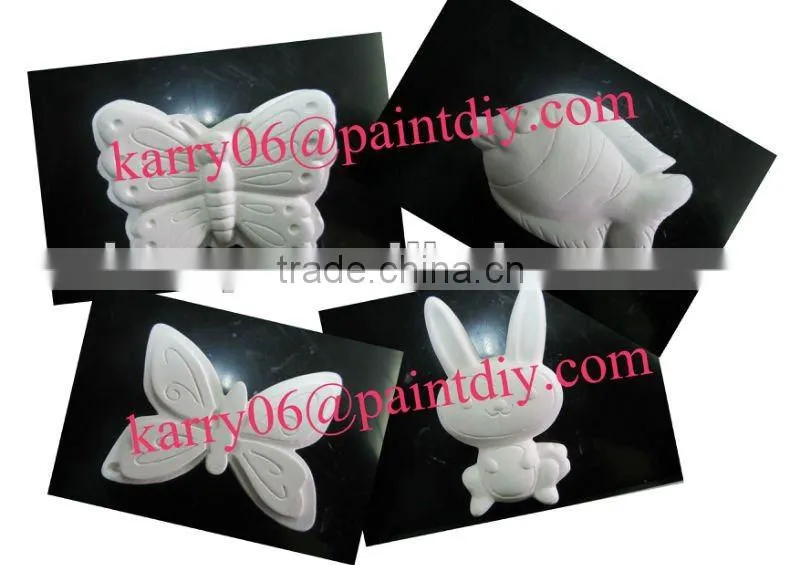 diy painting toy for children,Promotional Gifts,Various forms of ceramic paint toys