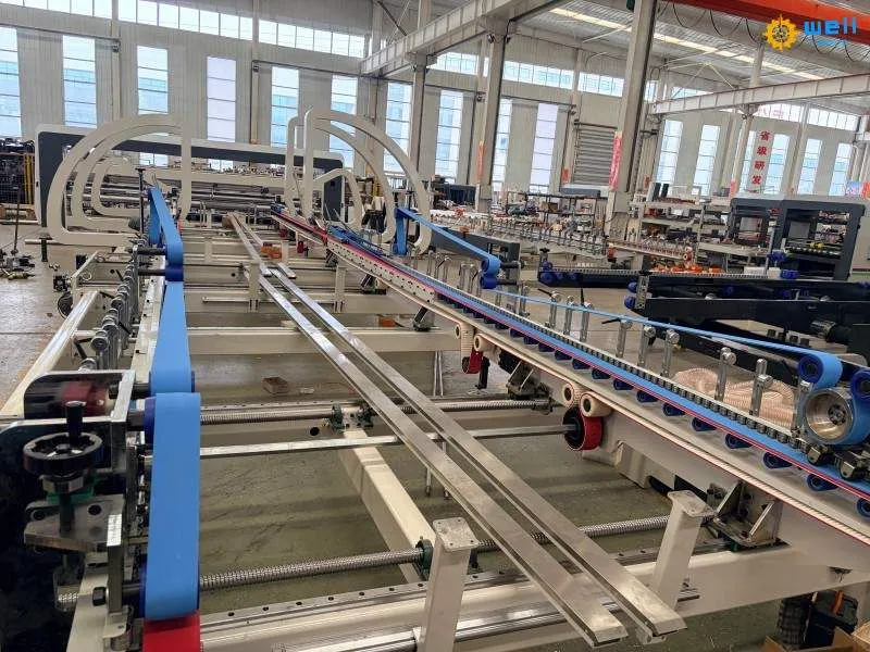 automatic box nail folder gluer equipment