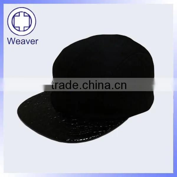 Custom 5-panel Adjustable Yupoong Snapback Cap / Wholesale New Distressed Cap