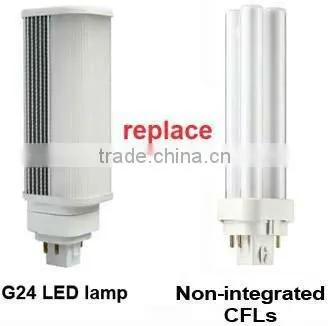 Hot sale ! 1200LM 9w 110v 5630 CFL style 270 degree led pl 9w led g24 pl lamp