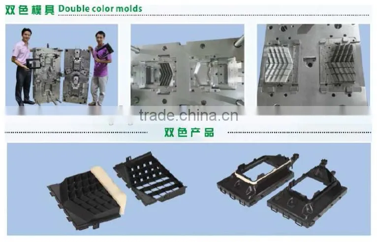 plastic double injection production mould