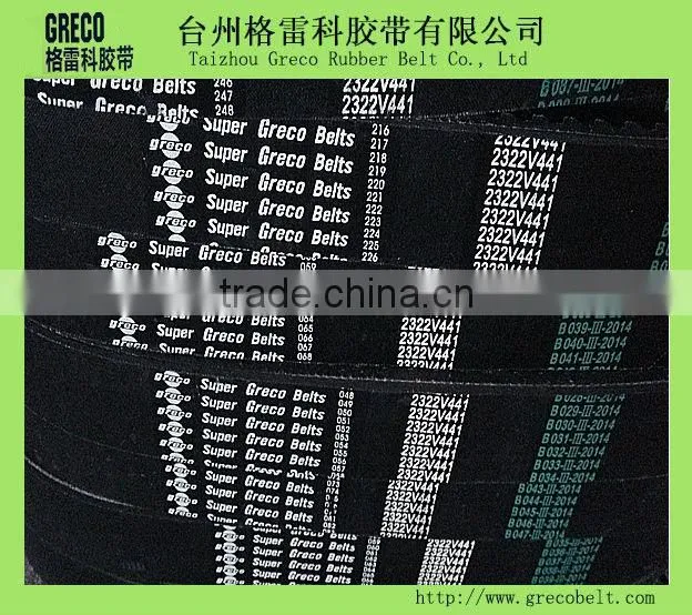 High quality industrial variable speed v belt 1922V
