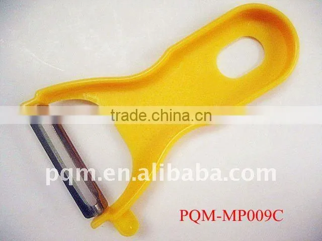Colorful yellow plastic melon peeler 009C