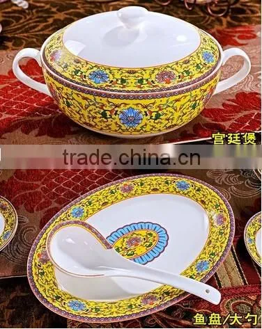 56 pcs luxious dinner set made in China
