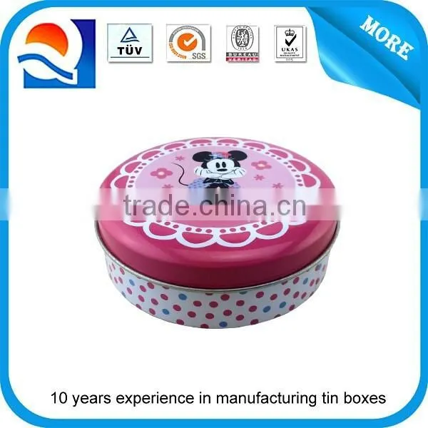 tin lip balm container with custom logo