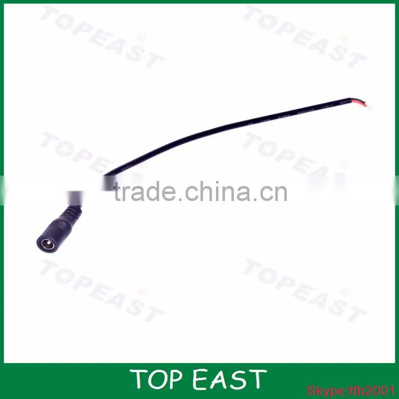 DC power cable 5.5/2.1mm male and female with wire solder