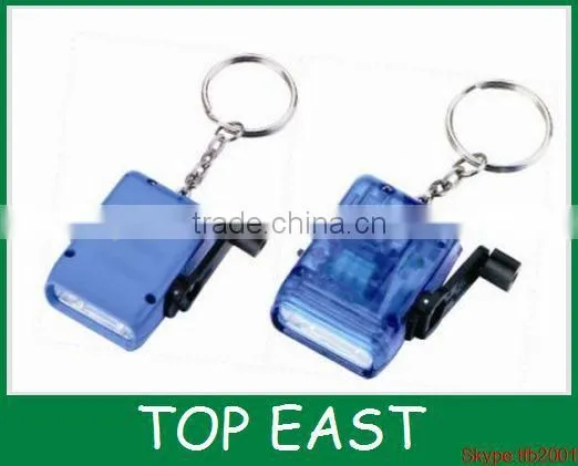 Manual pressure self-generating keychain light cheaper price