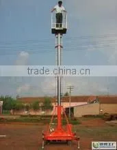 single ladder anti-rotating hydraulic telescopic cylinder lifts