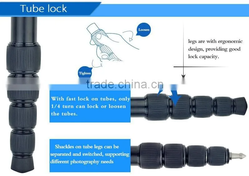 Easy to carry camera single leg tripod is cheap wholesale