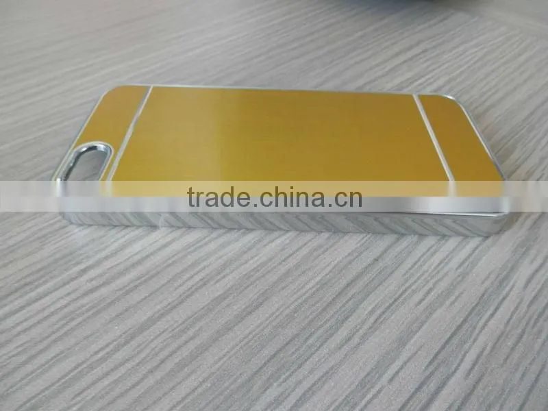 For iphone case with golden metal surface