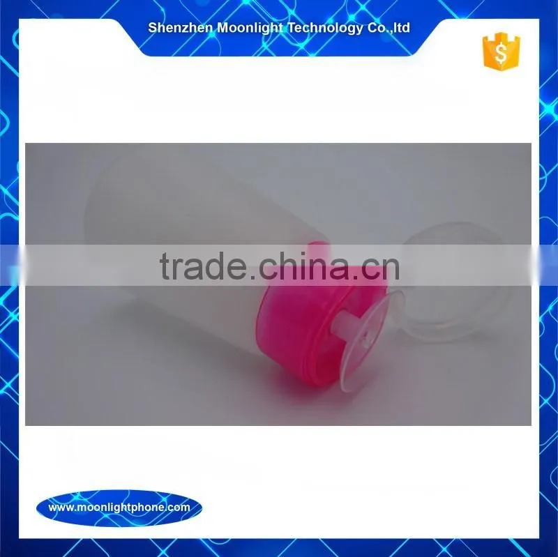Transparent Plastic Bottle for Alcohol Container