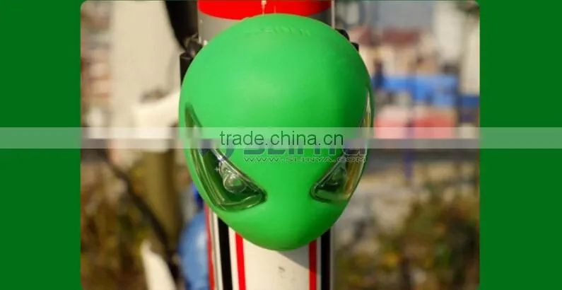 2 LED 4 Color Option ABS Material Alien Shape Bike Light Spider Tail Light