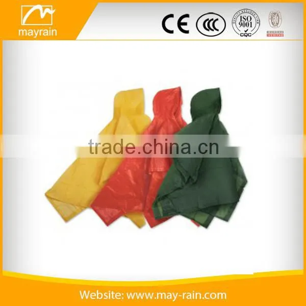 Raincoats Type and Plastic PVC Material Disposable Custom Printed Rain Ponchos